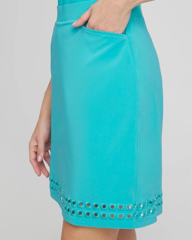 Zenergy UPF Embroidered Eyelet Skort - image 4